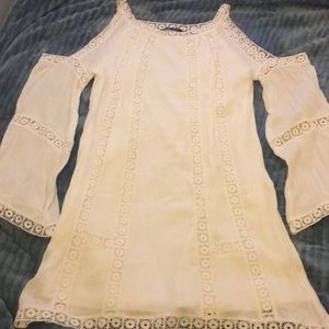 Short White Lace Dress